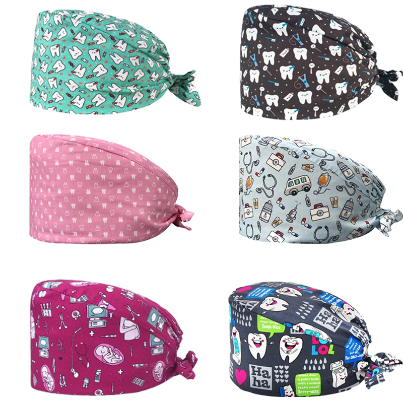 Medical Lab Hospital - Casquette de tête d'allaitement imprimée, motif