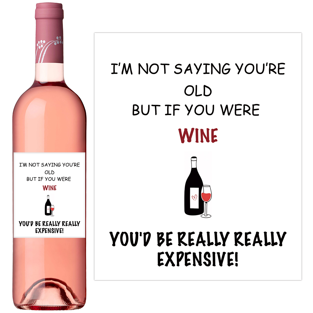 Medical Label - Étiquettes de bouteille de vin amusantes,