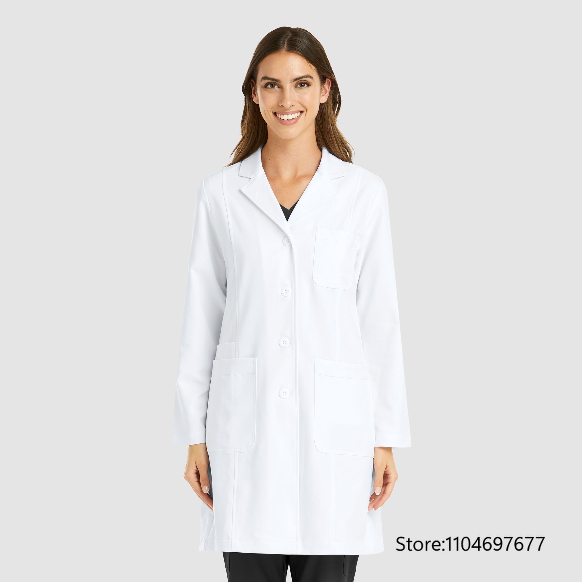 Blouse de travail multicolore  - Medical Lab Gown avis et prix