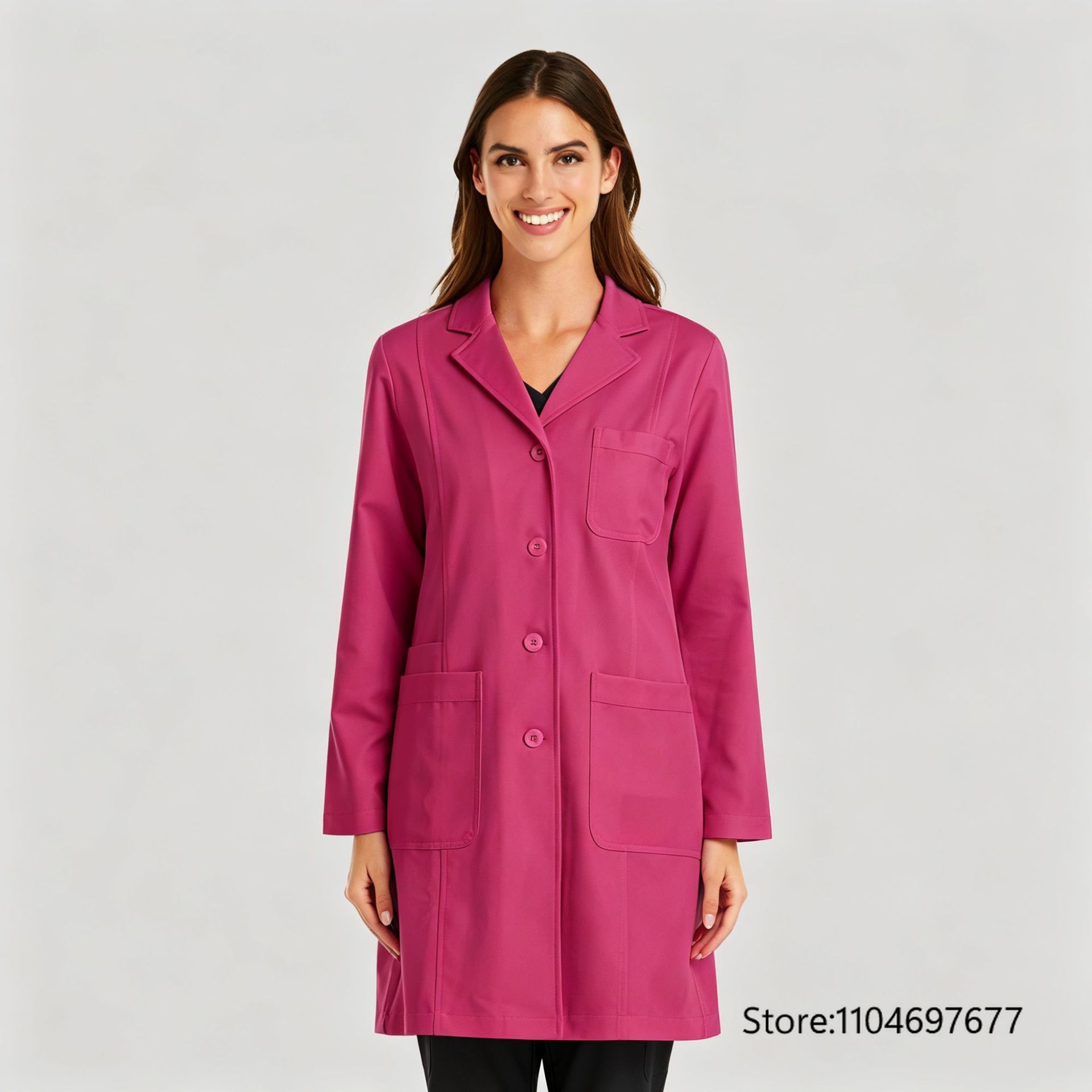 Blouse de travail multicolore  - Medical Lab Gown avis et prix
